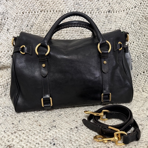 Dooney and Bourke Large Florentine Leather Satchel - Picture 4 of 11